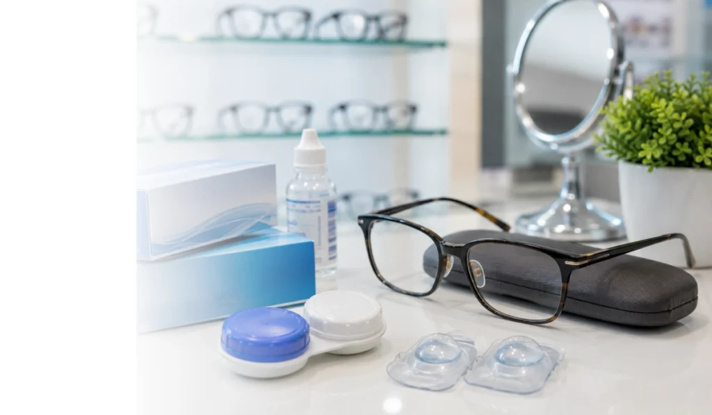 Eye glasses and Contact Lenses