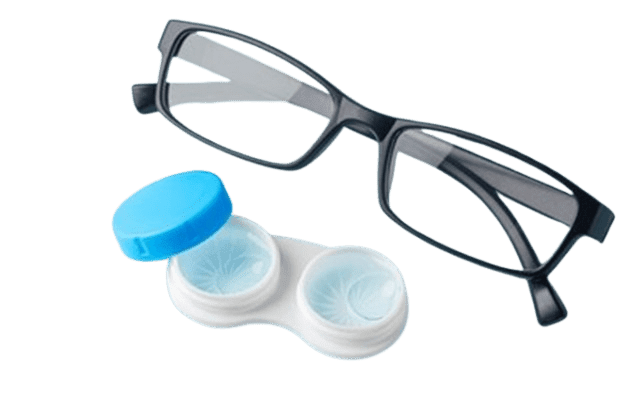 Eye glasses and contact lenses